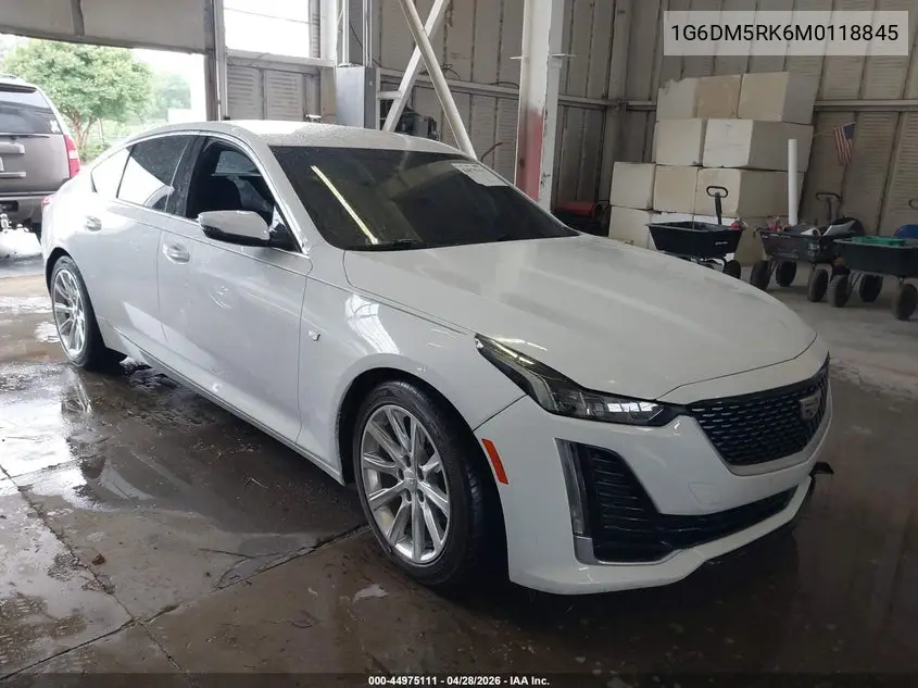 2021 Cadillac Ct5 Luxury VIN: 1G6DM5RK6M0118845 Lot: 44975111