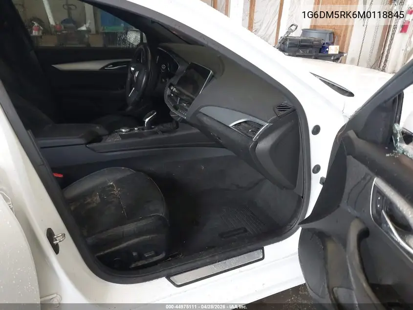 2021 Cadillac Ct5 Luxury VIN: 1G6DM5RK6M0118845 Lot: 44975111