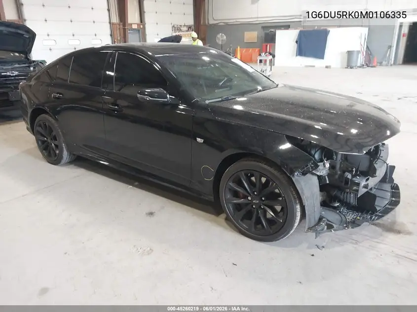 2021 Cadillac Ct5 Sport VIN: 1G6DU5RK0M0106335 Lot: 45260219