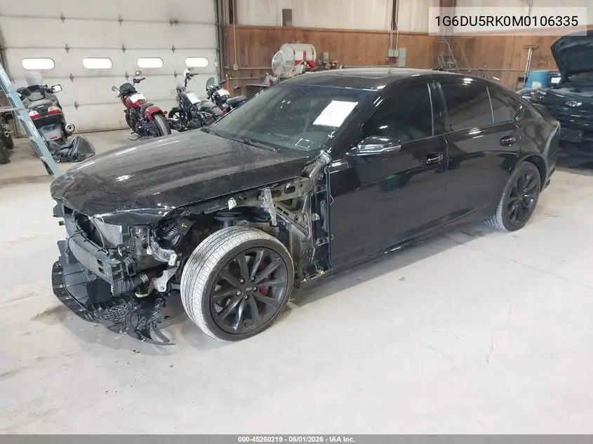 2021 Cadillac Ct5 Sport VIN: 1G6DU5RK0M0106335 Lot: 45260219
