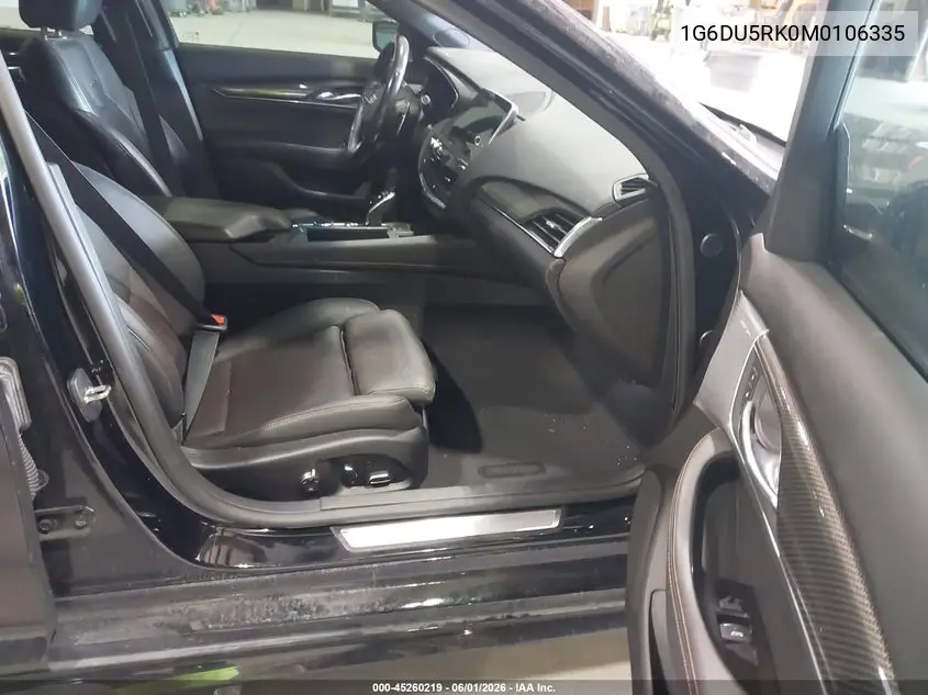 2021 Cadillac Ct5 Sport VIN: 1G6DU5RK0M0106335 Lot: 45260219