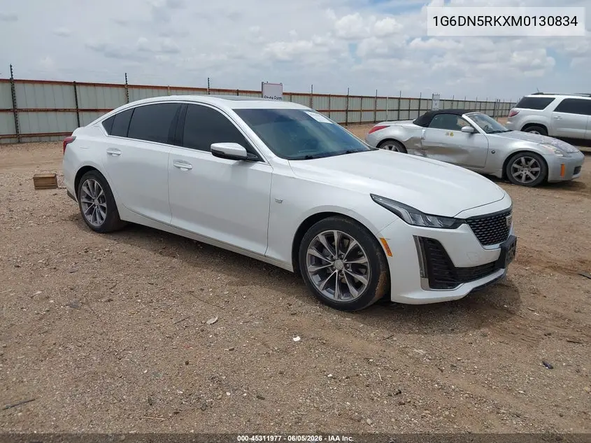 2021 Cadillac Ct5 Premium Luxury VIN: 1G6DN5RKXM0130834 Lot: 45311977
