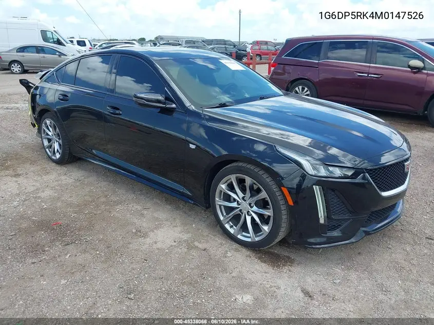 2021 Cadillac Ct5 Sport VIN: 1G6DP5RK4M0147526 Lot: 45338066