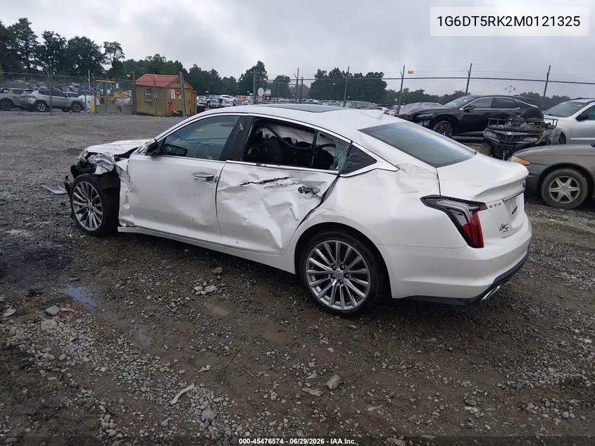 2021 Cadillac Ct5 Premium Luxury VIN: 1G6DT5RK2M0121325 Lot: 45476574