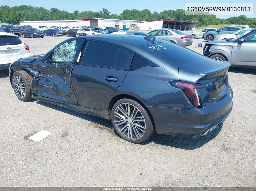 2021 Cadillac Ct5 V-Series VIN: 1G6DV5RW9M0130813 Lot: 45599344