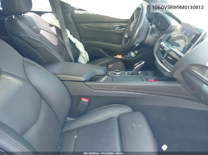 2021 Cadillac Ct5 V-Series VIN: 1G6DV5RW9M0130813 Lot: 45599344