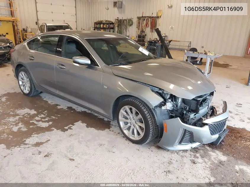 2023 Cadillac Ct5 Luxury VIN: 1G6DS5RK4P0116909 Lot: 44988929