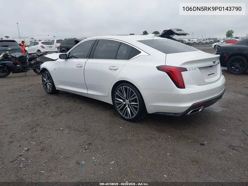 2023 Cadillac Ct5 Premium Luxury VIN: 1G6DN5RK9P0143790 Lot: 45156029
