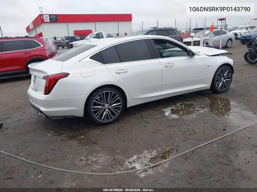 2023 Cadillac Ct5 Premium Luxury VIN: 1G6DN5RK9P0143790 Lot: 45156029