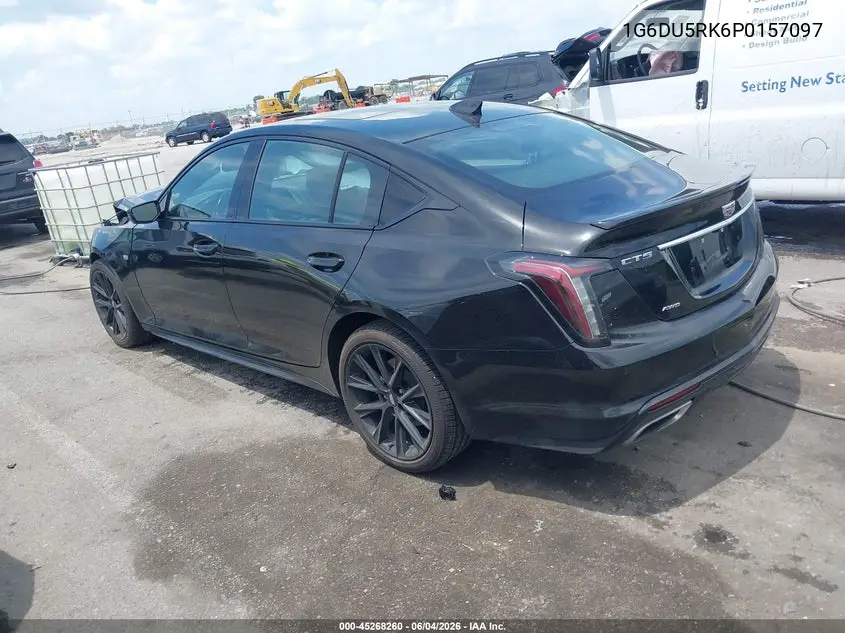 2023 Cadillac Ct5 Sport VIN: 1G6DU5RK6P0157097 Lot: 45268260