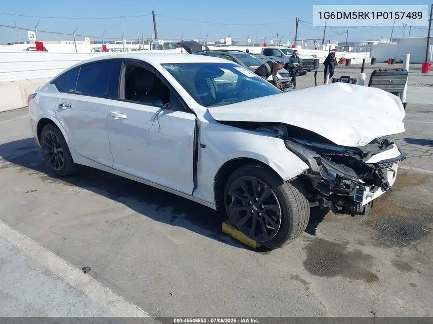 2023 Cadillac Ct5 Luxury VIN: 1G6DM5RK1P0157489 Lot: 45546852