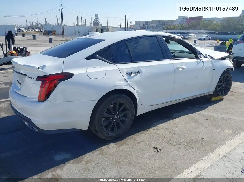 2023 Cadillac Ct5 Luxury VIN: 1G6DM5RK1P0157489 Lot: 45546852