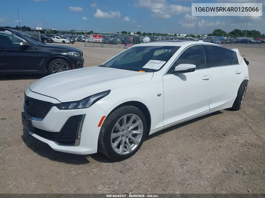 2024 Cadillac Ct5 Luxury VIN: 1G6DW5RK4R0125066 Lot: 45342337