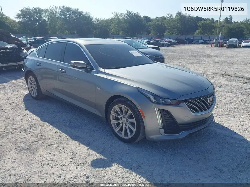 2024 Cadillac Ct5 Luxury VIN: 1G6DW5RK5R0119826 Lot: 45447983