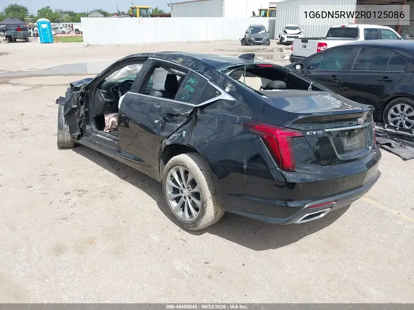 2024 Cadillac Ct5 Premium Luxury VIN: 1G6DN5RW2R0125086 Lot: 45455045