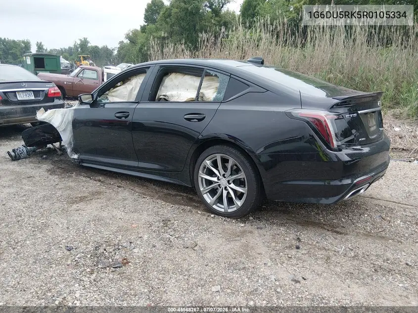 2024 Cadillac Ct5 Sport VIN: 1G6DU5RK5R0105334 Lot: 45568267