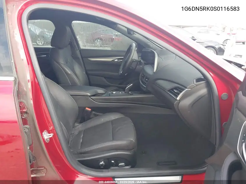 2025 Cadillac Ct5 Premium Luxury Rwd VIN: 1G6DN5RK0S0116583 Lot: 44668850
