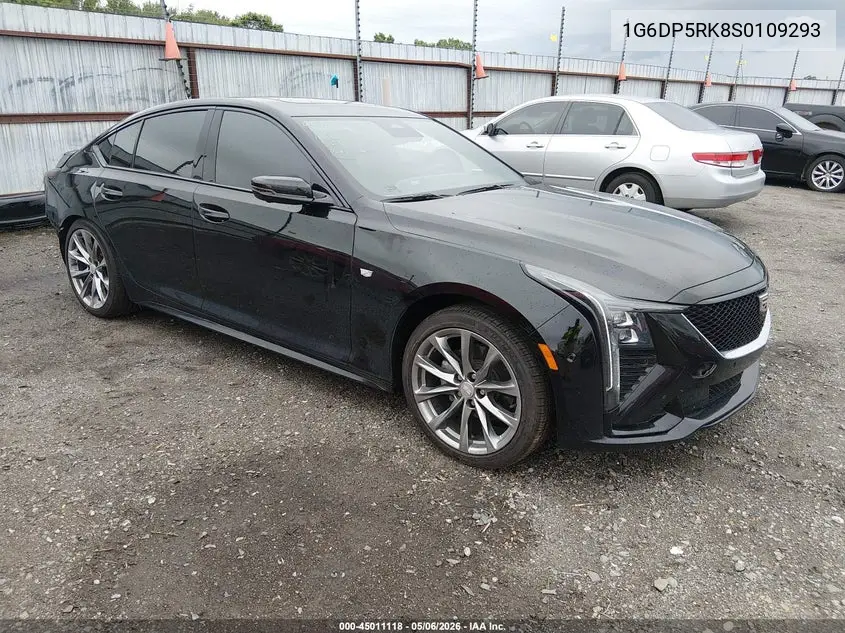 2025 Cadillac Ct5 Sport Rwd VIN: 1G6DP5RK8S0109293 Lot: 45011118