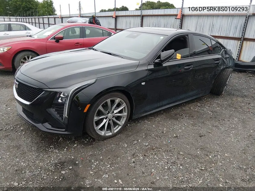2025 Cadillac Ct5 Sport Rwd VIN: 1G6DP5RK8S0109293 Lot: 45011118