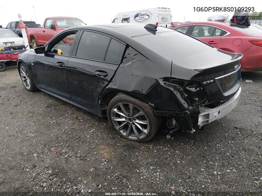 2025 Cadillac Ct5 Sport Rwd VIN: 1G6DP5RK8S0109293 Lot: 45011118