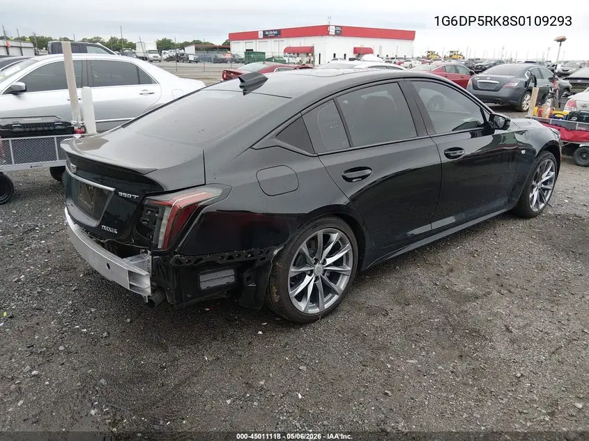 2025 Cadillac Ct5 Sport Rwd VIN: 1G6DP5RK8S0109293 Lot: 45011118