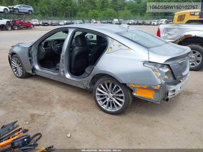 2025 Cadillac Ct5 Premium Luxury Rwd VIN: 1G6DS5RW1S0102767 Lot: 45335186