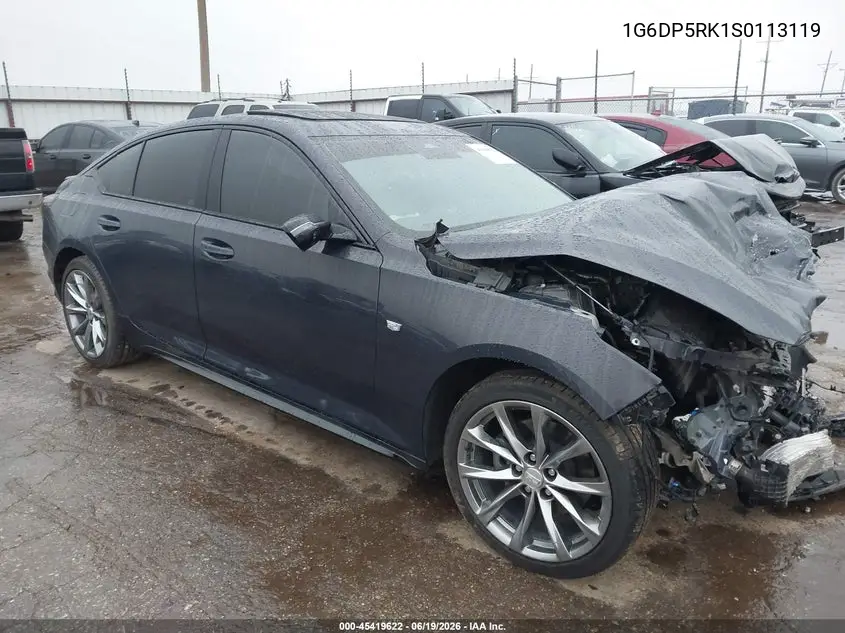 2025 Cadillac Ct5 Sport Rwd VIN: 1G6DP5RK1S0113119 Lot: 45419622
