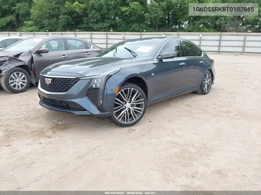 2026 Cadillac Ct5 Premium Luxury Rwd VIN: 1G6DS5RK8T0102845 Lot: 45300252