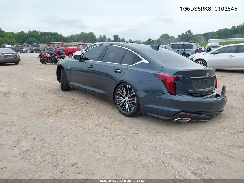 2026 Cadillac Ct5 Premium Luxury Rwd VIN: 1G6DS5RK8T0102845 Lot: 45300252