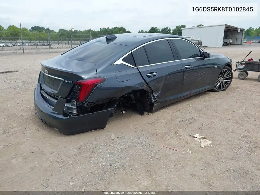 2026 Cadillac Ct5 Premium Luxury Rwd VIN: 1G6DS5RK8T0102845 Lot: 45300252