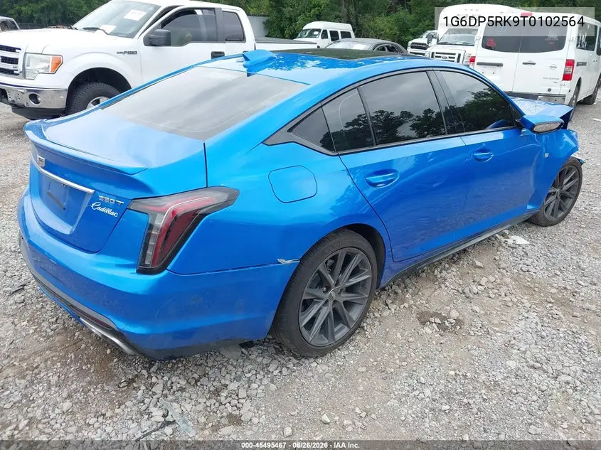 2026 Cadillac Ct5 Sport Rwd VIN: 1G6DP5RK9T0102564 Lot: 45495467