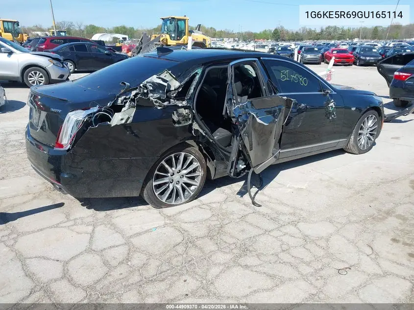 2016 Cadillac Ct6 Twin Turbo Luxury VIN: 1G6KE5R69GU165114 Lot: 44909370