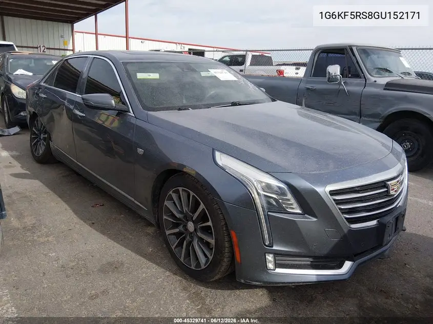 2016 Cadillac Ct6 Premium Luxury VIN: 1G6KF5RS8GU152171 Lot: 45329741