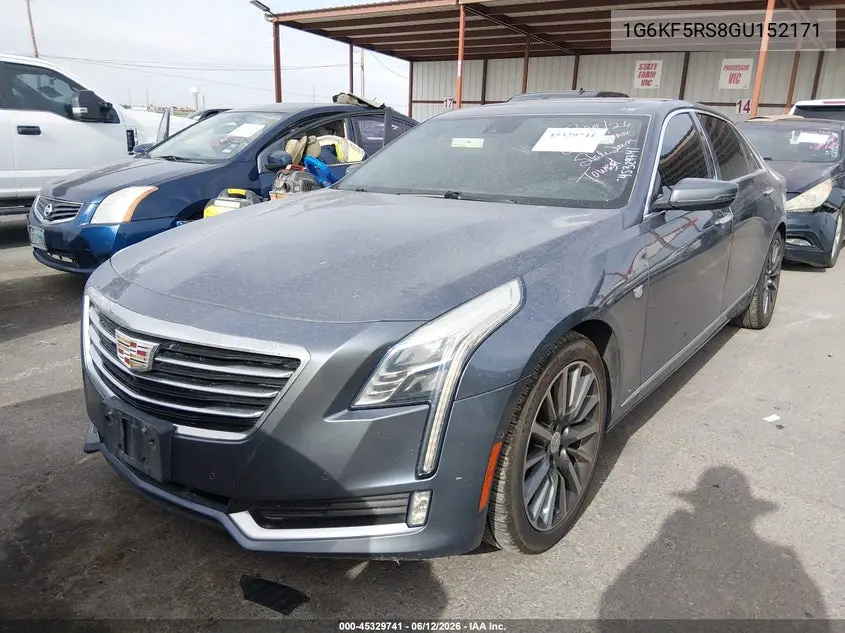 2016 Cadillac Ct6 Premium Luxury VIN: 1G6KF5RS8GU152171 Lot: 45329741