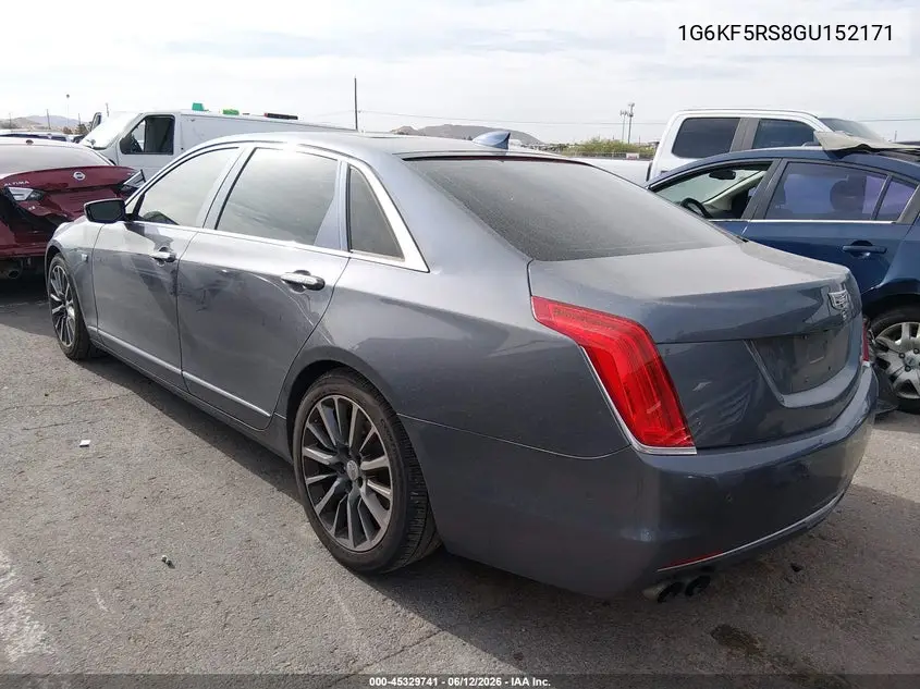2016 Cadillac Ct6 Premium Luxury VIN: 1G6KF5RS8GU152171 Lot: 45329741