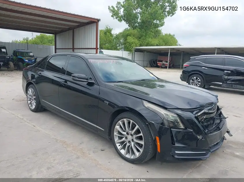 2016 Cadillac Ct6 Standard VIN: 1G6KA5RX9GU154702 Lot: 45354578