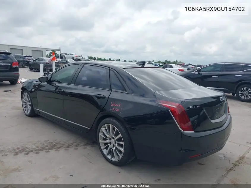 2016 Cadillac Ct6 Standard VIN: 1G6KA5RX9GU154702 Lot: 45354578