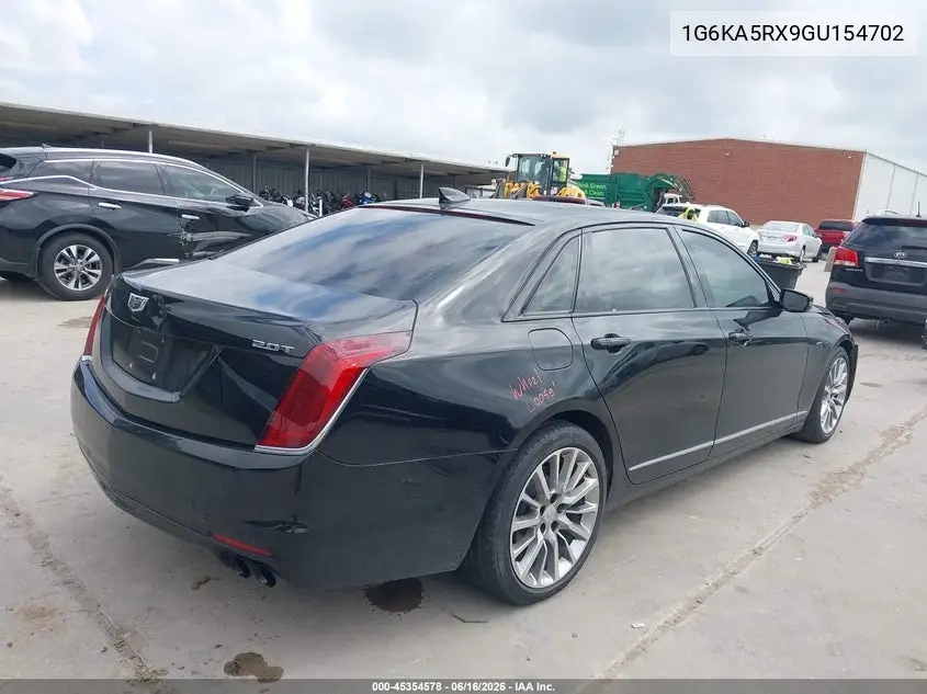 2016 Cadillac Ct6 Standard VIN: 1G6KA5RX9GU154702 Lot: 45354578