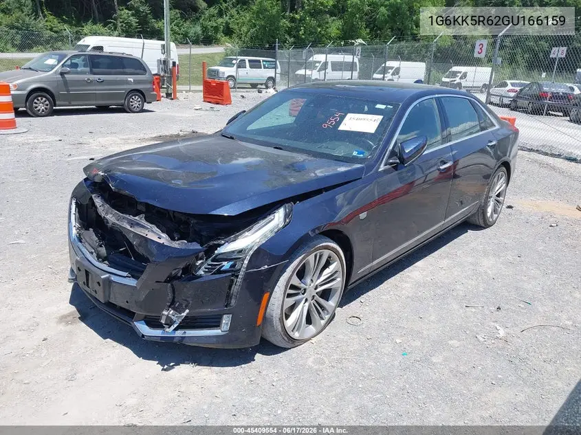 2016 Cadillac Ct6 Platinum VIN: 1G6KK5R62GU166159 Lot: 45409554