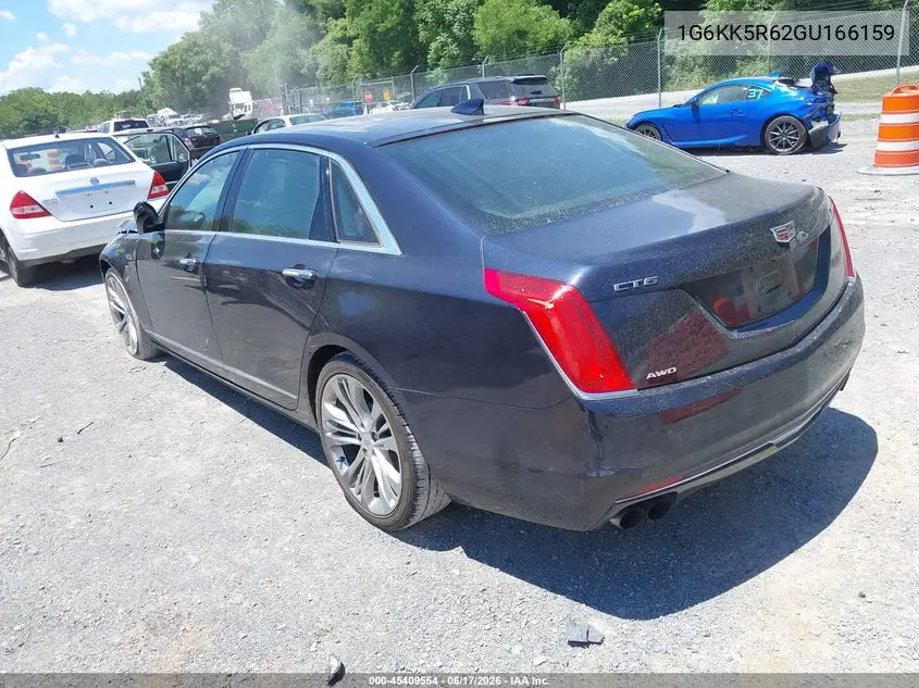 2016 Cadillac Ct6 Platinum VIN: 1G6KK5R62GU166159 Lot: 45409554
