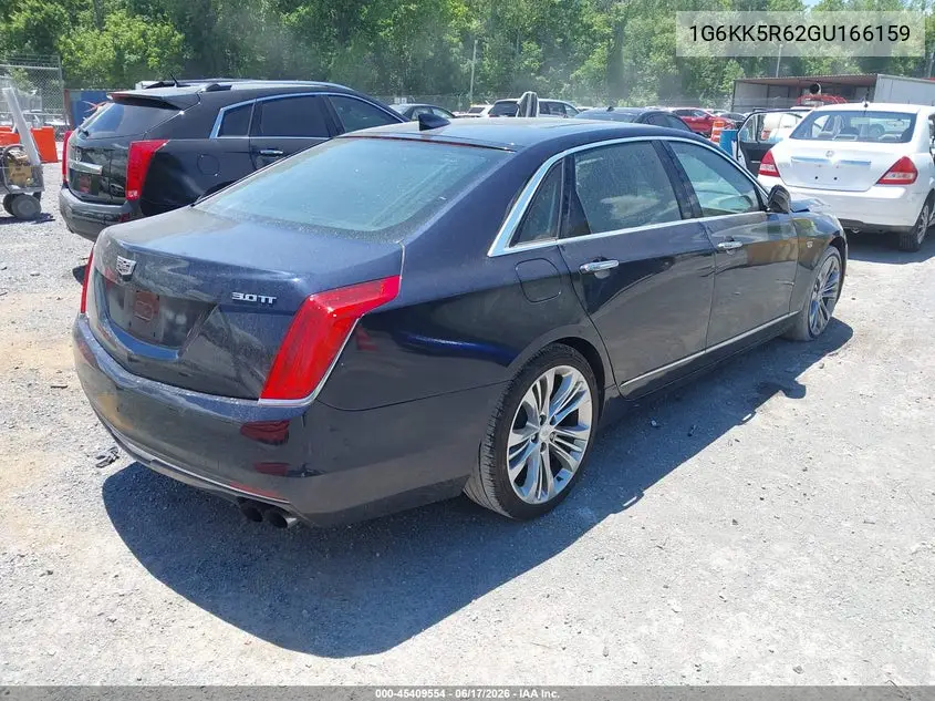 2016 Cadillac Ct6 Platinum VIN: 1G6KK5R62GU166159 Lot: 45409554