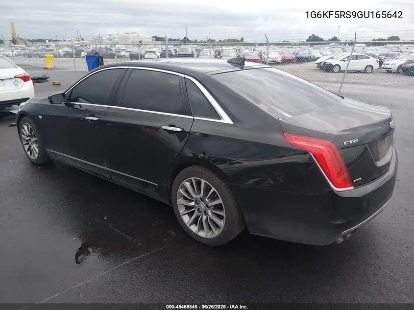 2016 Cadillac Ct6 Premium Luxury VIN: 1G6KF5RS9GU165642 Lot: 45469545