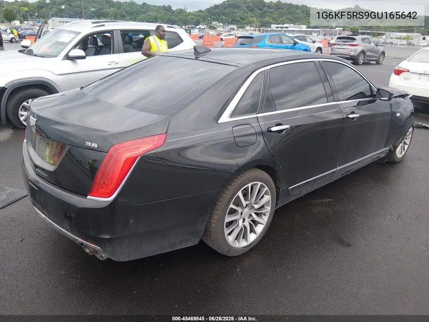 2016 Cadillac Ct6 Premium Luxury VIN: 1G6KF5RS9GU165642 Lot: 45469545