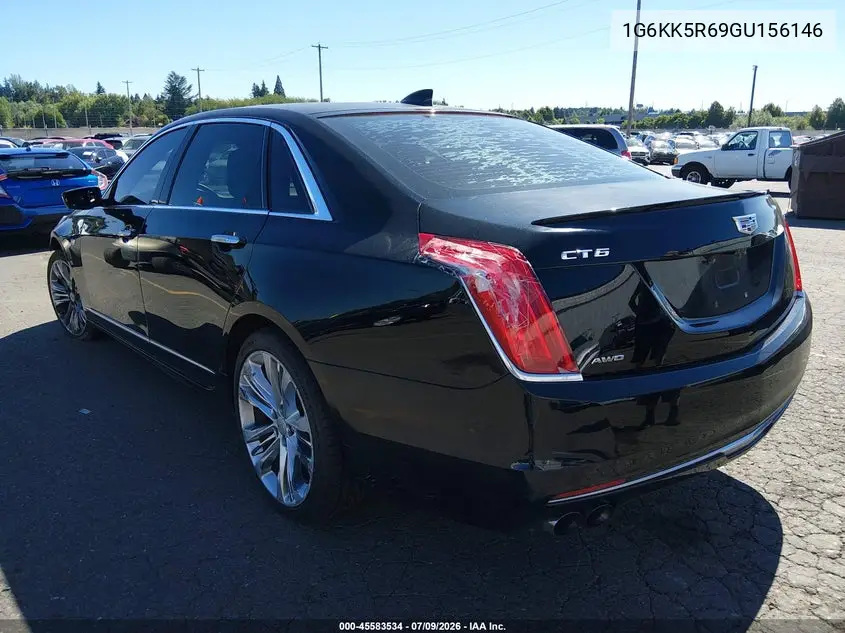 2016 Cadillac Ct6 Platinum VIN: 1G6KK5R69GU156146 Lot: 45583534