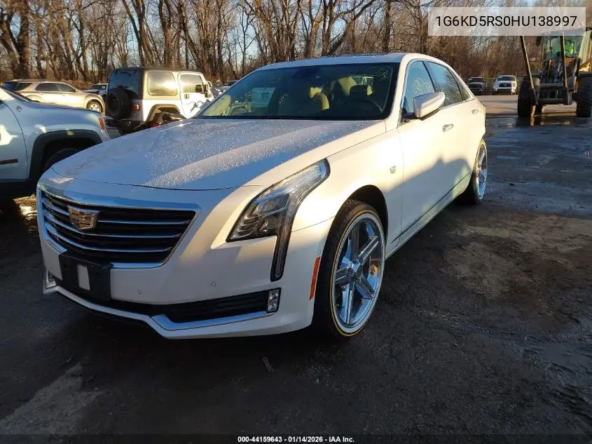 2017 Cadillac Ct6 Luxury VIN: 1G6KD5RS0HU138997 Lot: 44159643
