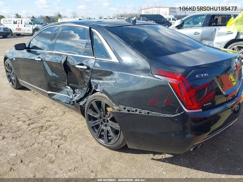 2017 Cadillac Ct6 Luxury VIN: 1G6KD5RS0HU185477 Lot: 44759081