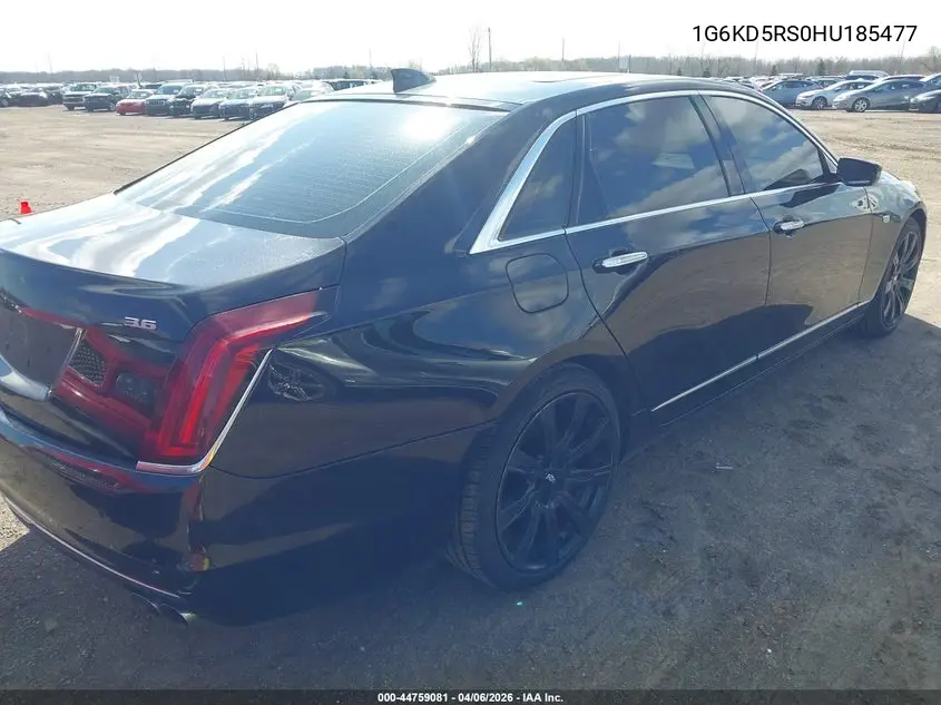 2017 Cadillac Ct6 Luxury VIN: 1G6KD5RS0HU185477 Lot: 44759081