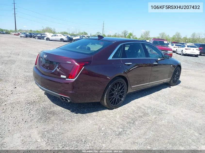 2017 Cadillac Ct6 Premium Luxury VIN: 1G6KF5RSXHU207432 Lot: 44967796