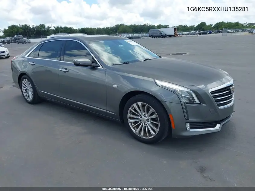 2017 Cadillac Ct6 Luxury VIN: 1G6KC5RXXHU135281 Lot: 45009297
