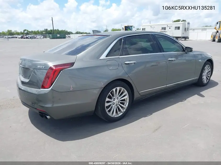 2017 Cadillac Ct6 Luxury VIN: 1G6KC5RXXHU135281 Lot: 45009297